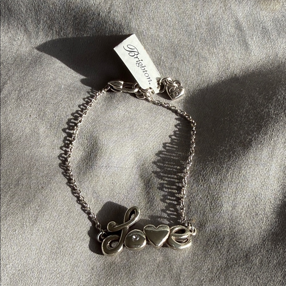 Brighton Silver Heart Love Bracelet